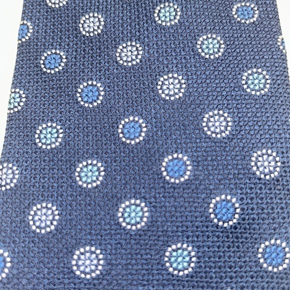 Brooks Brother Blue Circle Pattern Tie - Picture 2 of 3